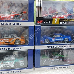 1:43 스케일 / 에브로 / 일본 레이싱카 SUPER GT 닛산.렉서스 수집용 자동차 정밀모형 개당 39,000원 판매 합니다.