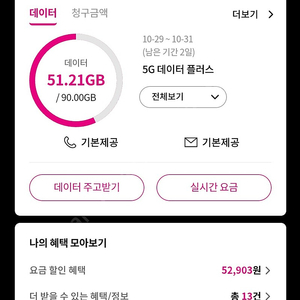 LG 데이터 2기가 팝니다