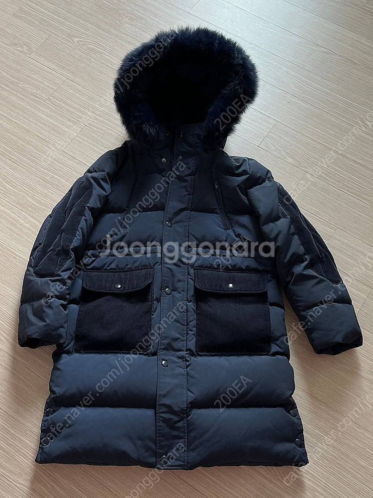 BONTON 봉통 오리털 다운패딩+폭스털트리밍 10A--1
