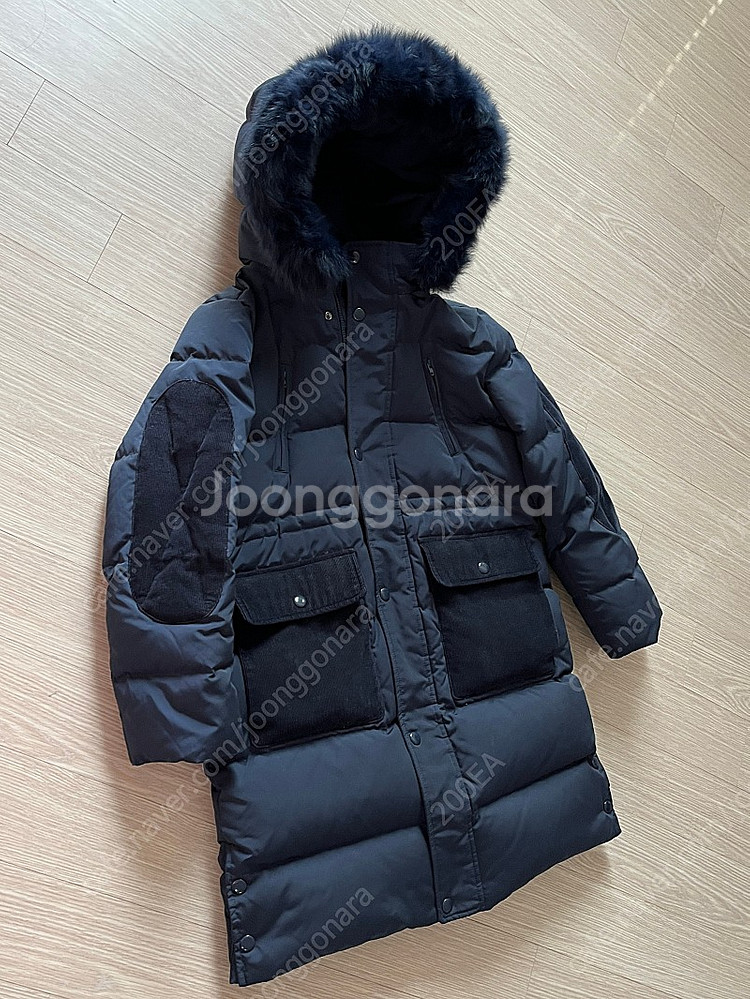 BONTON 봉통 오리털 다운패딩+폭스털트리밍 10A--2