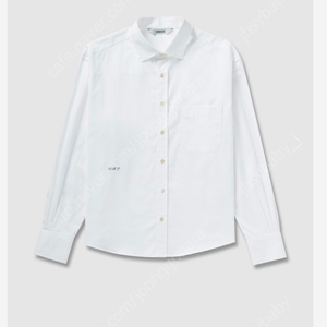 얼바닉30 marge shirt white