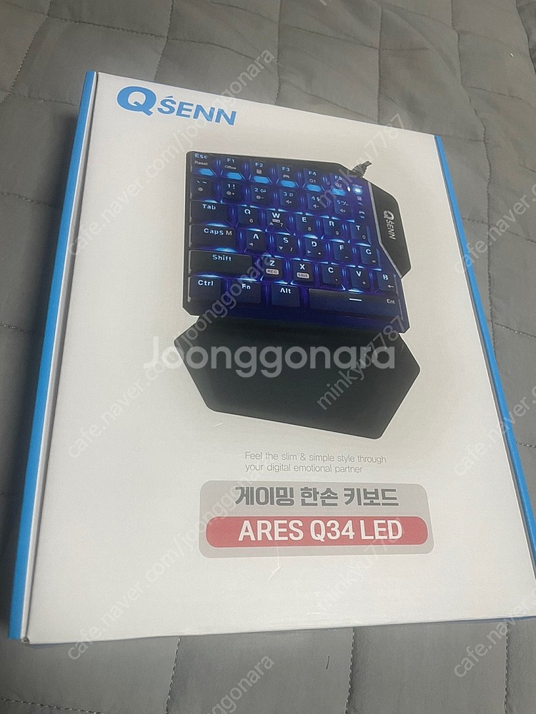 한손 키보드 큐센(갈축) 팝니다--0