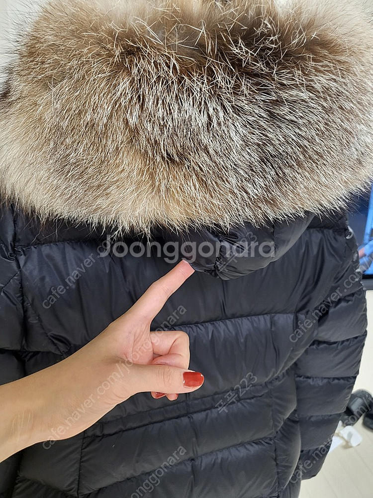 몽클레어 보에딕 22년도 리얼퍼 0사이즈--3