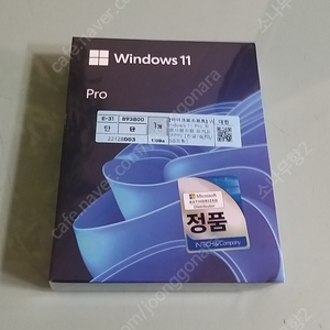 정품 MS Windows 11 Pro 처음사용자용 한글 FPP