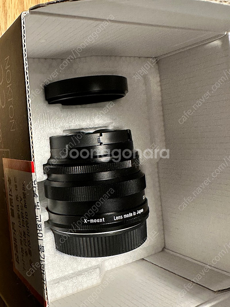 보이그랜더 녹턴 23mm f1.2 후지x마운트(거의 새...--2