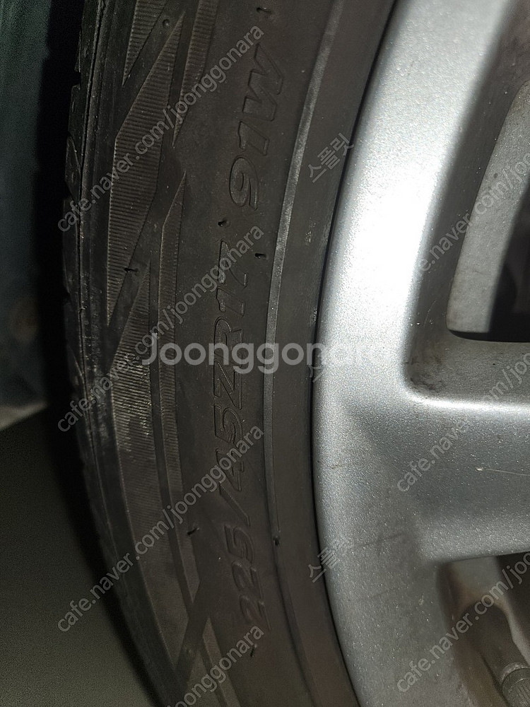 BMW 정품17 휠ㆍ타이어 팔아요--5