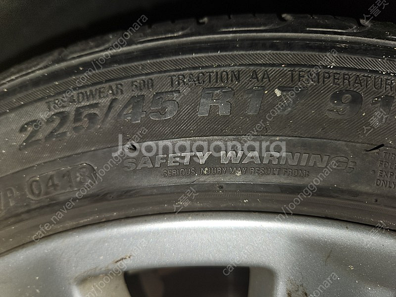 BMW 정품17 휠ㆍ타이어 팔아요--7