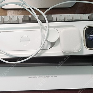 애플워치7 나이키 45mm 스타라이트 스포츠밴드 GPS