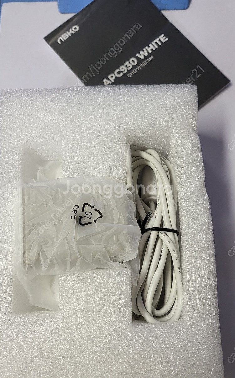 앱코 QHD 웹캠 APC930 화이트--3