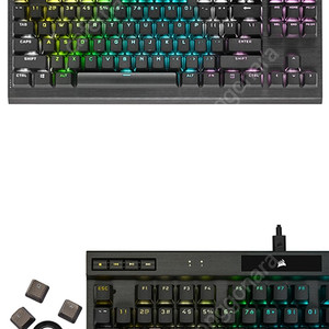 커세어 k70 RGB tkl 은축 키보드