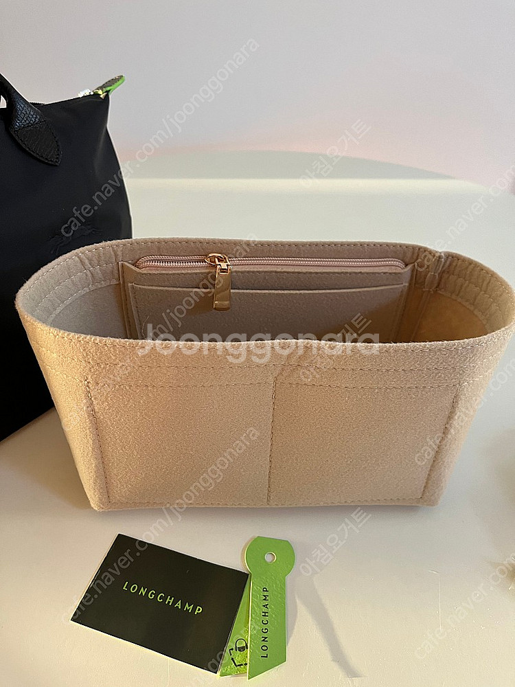 롱샴 르 플리아쥬 그린 스몰 토트백 정품--5