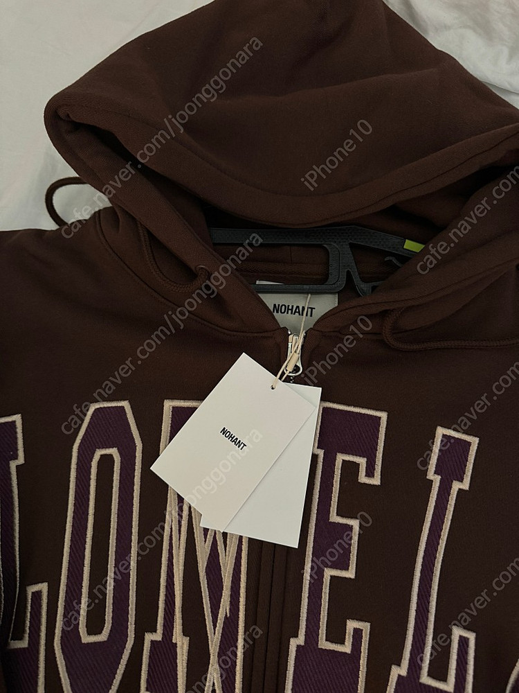 노앙 러블리 후드집업 (브라운) 이미지