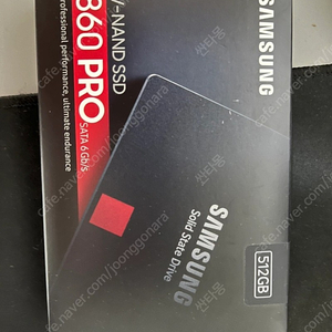 삼성 ssd 860 pro 512GB(미개봉) 택포12만