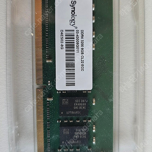 [Synology 정품] Synology NAS용 DDR4 ECC SODIMM 8G Memory (D4ES02-8G)