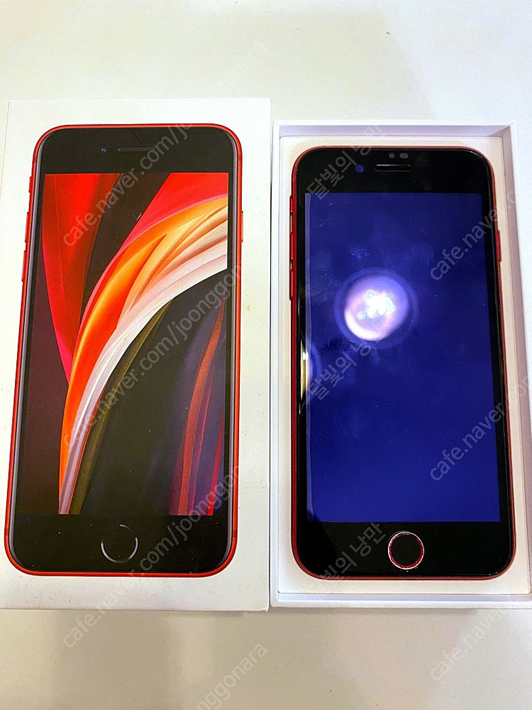Iphone Se2 Red 128g 아이폰 se2 레드 128기가 풀박스--0