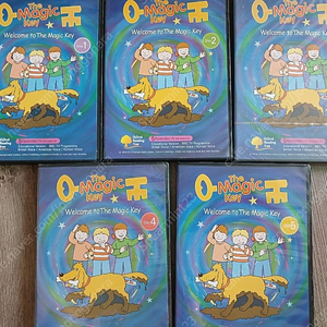 오알티 매직키디비디1~5장(ort magic key dvd)