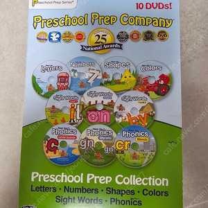 preschool prep company DVD 10개 세트.