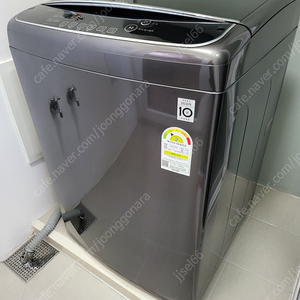 블랙 라벨 세탁기 판매합니다.(LG T20BVT 20KG 블랙)