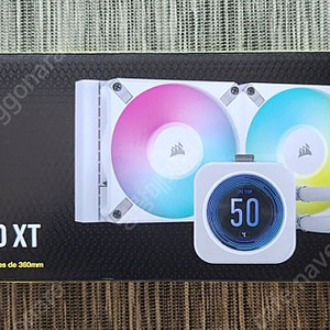커세어 iCUE H150i ELITE LCD WHITE + AF120 RGB ELITE WHITE
