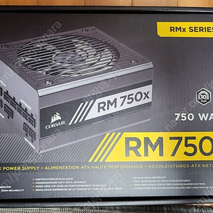 커세어 RM750x new 80 PLUS Gold +슬리브 케이블 셋트