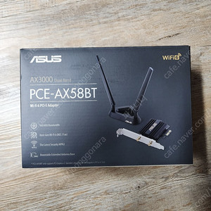 무선랜카드 ASUS PCE-AX58BT 판매합니다.
