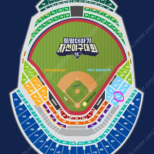 11/26 희망더하기 자선야구 1루 종범신존 2연석 팝니다