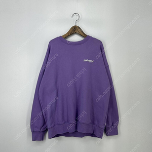 마하그리드 백로고 맨투맨 (S size / PURPLE)