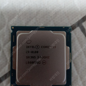 i3 8100 CPU 판매합니다.