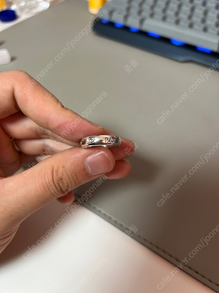 구찌 남성 반지 (포러브링) 18호--1