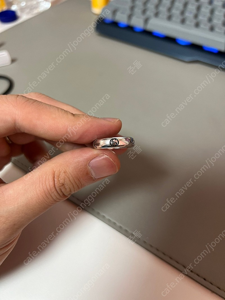 구찌 남성 반지 (포러브링) 18호--2