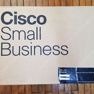 [가격 인하] [개봉 미사용] 시스코 CISCO SF300-48 48포트 100M 스위치 허브 SRW248G4