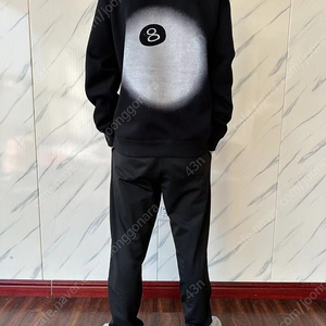 스투시 8볼 페이드 후드 블랙 Stussy 8 Ball Fade Hoodie Black