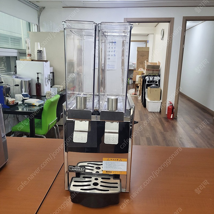 웰아이스 주스냉각기 디스펜서 LP8 2구 판매합니다.--2