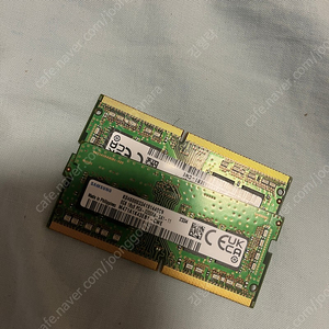 DDR4 노트북 3200mhz 8기가 두개