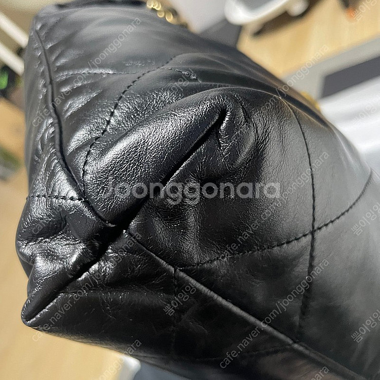 *정품*샤넬22백 스몰 골드--5