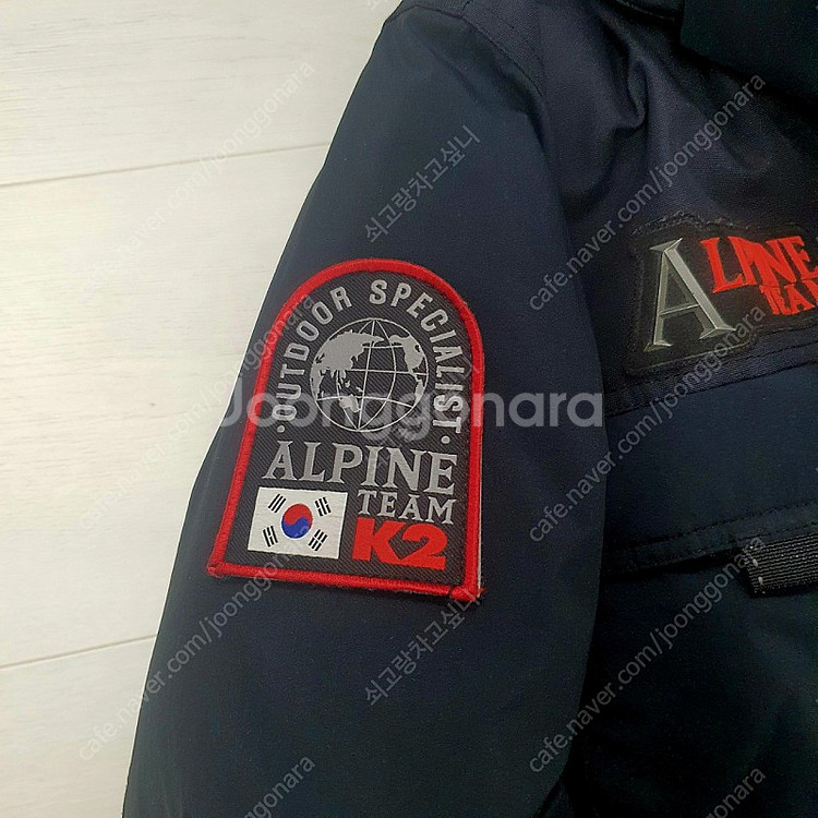 K2 알파인팀 패딩 800필(블랙,95사이즈)--4