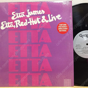 LP ; etta james - etta, red hot & live 에타 제임스 여성 블루스 음반 blues