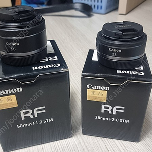 캐논 RF28mm 2.8 및 슈팅그립