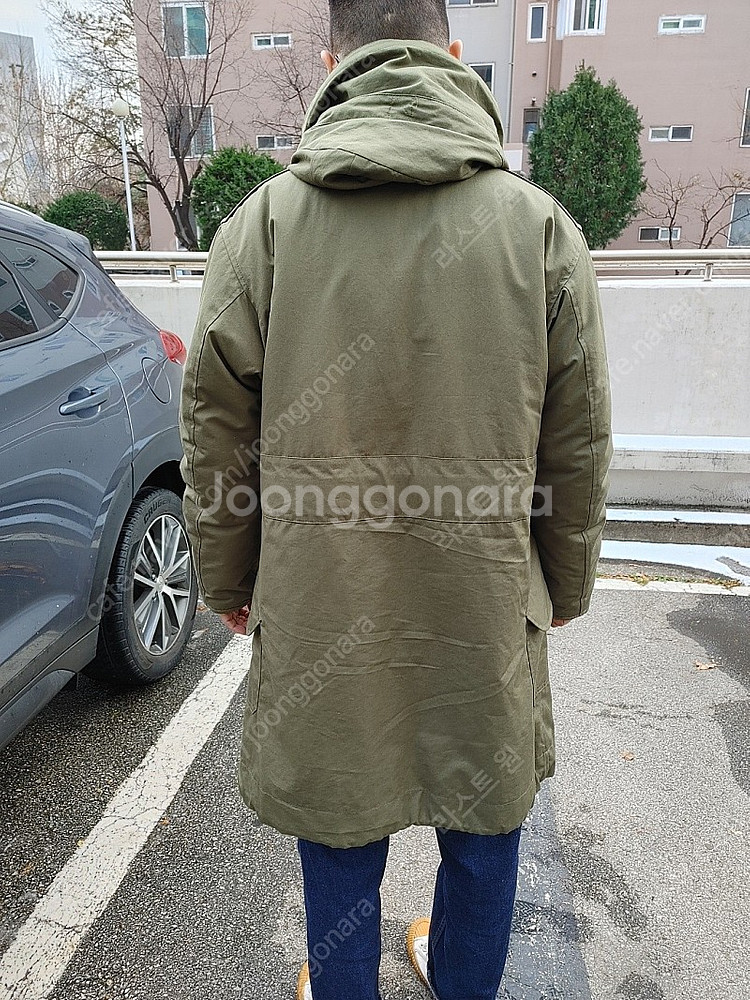 산드로 옴므 양털 야상패딩--9