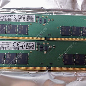(오늘만 할인특가)삼성 DDR5-4800 16G x 2개