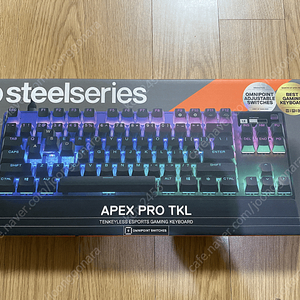 스틸시리즈 apex pro tkl 2023 국내정품 (미개봉)