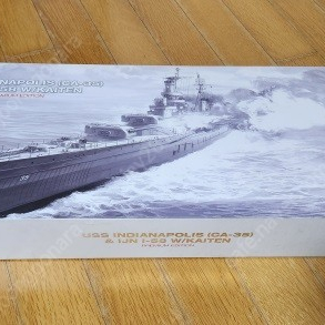 아카데미 프라모델 1/350 USS INDIANAPOLIS(CA-35) & IJN -58 W/KAITEN 한정판(미개봉 신품)