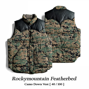 록키마운틴페더베드 디지털카모 다운 베스트 40 (100) 사이즈 Rockymountain Featherbed Camo Down Vest