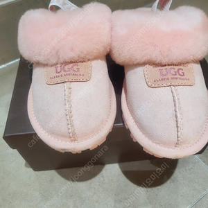 어그 코케트 밴딩 핑크 키즈