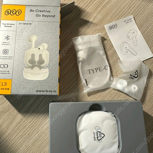 QCY 블루투스 이어폰 화이트