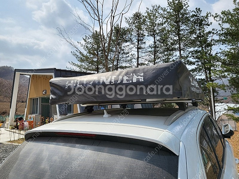 힐랜더 사파리 1900 루프탑텐트 + 어넥스 + 퀵어닝--4