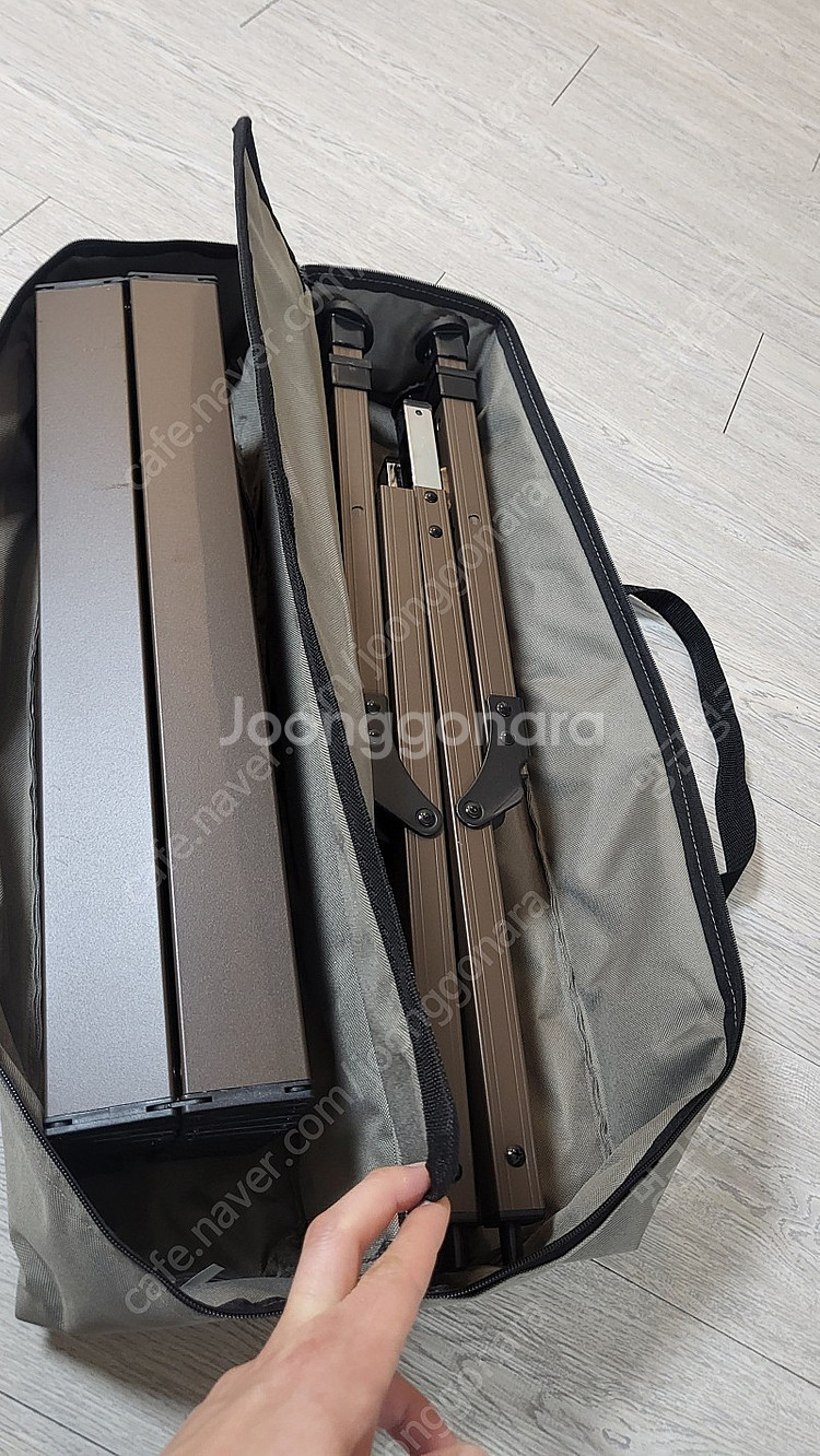 캠핑용 스노우라인 롤테이블 높이조절가능 1회사용--3