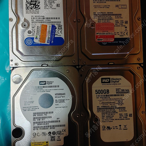 데스크탑 사타 HDD 500G 4개 (편의점반값택포)