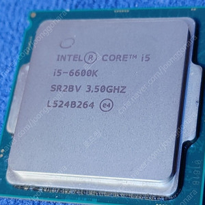 인텔 i5 6600k CPU 팝니다 (성남.분당)