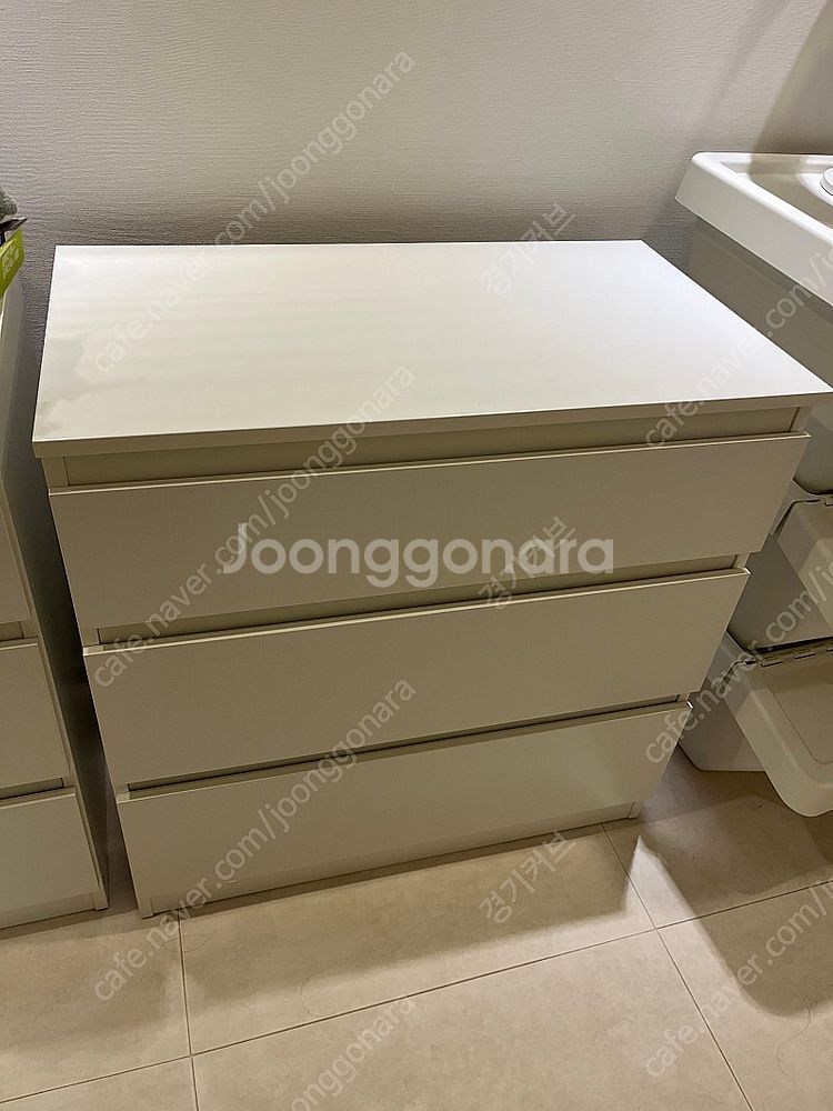 이케아 쿨렌 3단 서랍장--0